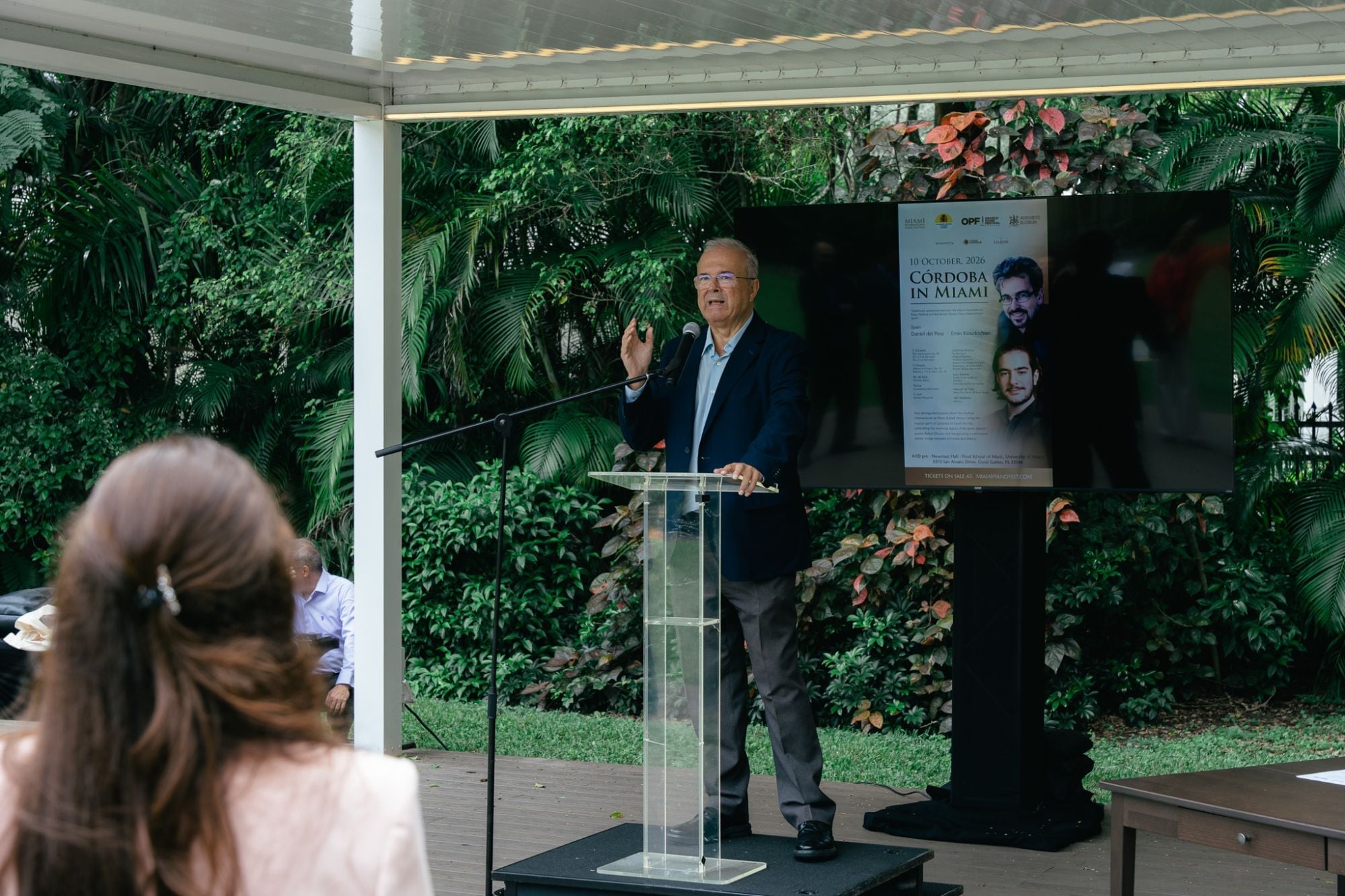 Juan Miguel Moreno Calderón, Artistic Director of the Festival Internacional de Piano Rafael Orozco